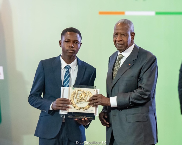 Major Régional 2025 du Gontougo et Lauréat du Prix National d’Excellence